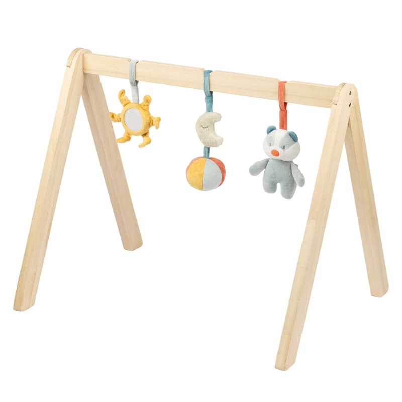 F&l Arche en Bois avec Peluche, felix&leo nattou multicolore e-24 — vue 2 sur 3