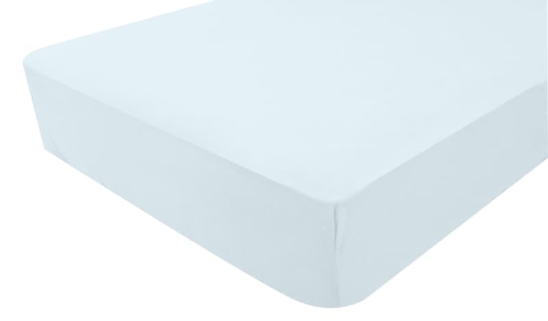 Drap-housse Jersey 70x140 Cm Light Blue, drap housse fee moi dormir light blue 70x140 cm — vue 1 sur 2