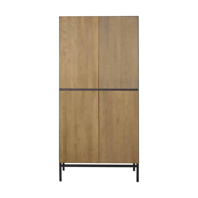 Armoire 4 Portes Havana Moonshadow, havana quax bouleau/anthracite 94x57x197h — vue 3 sur 3