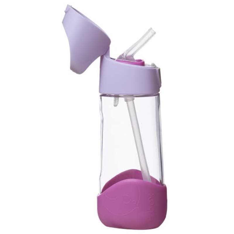 Gourde en Tritan avec Paille en Silicone - 450ml, sugar plum — vue 1 sur 2