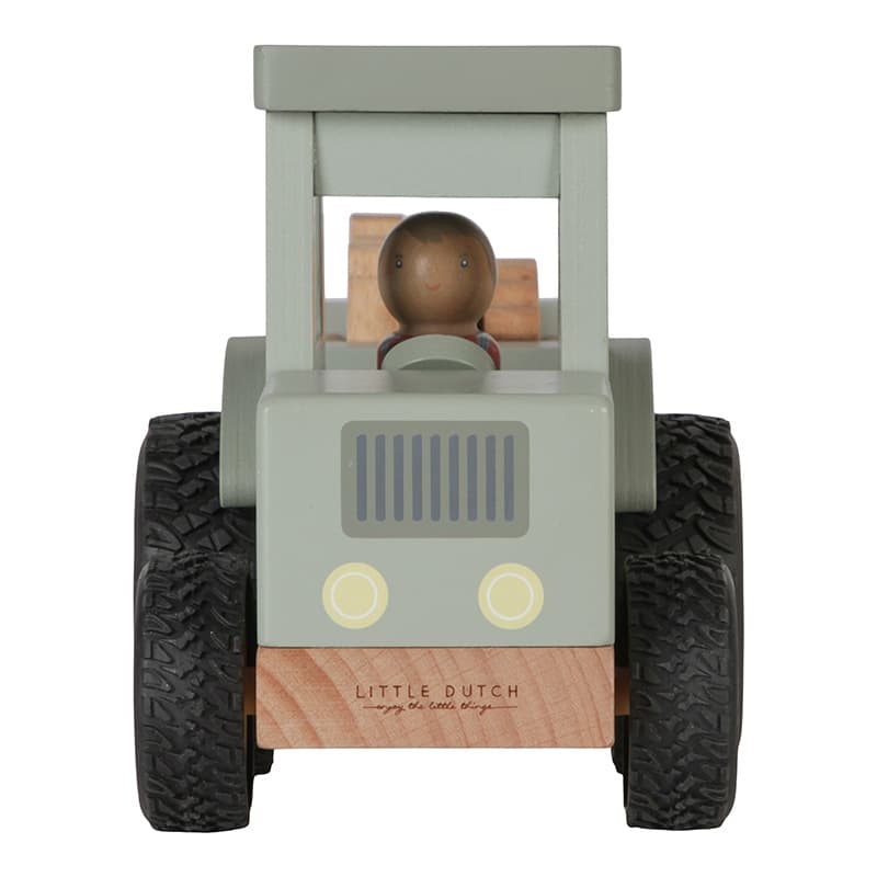 Tracteur+remorque en Bois Fsc, 18m+ little farm little dutch 05-24 — vue 3 sur 4
