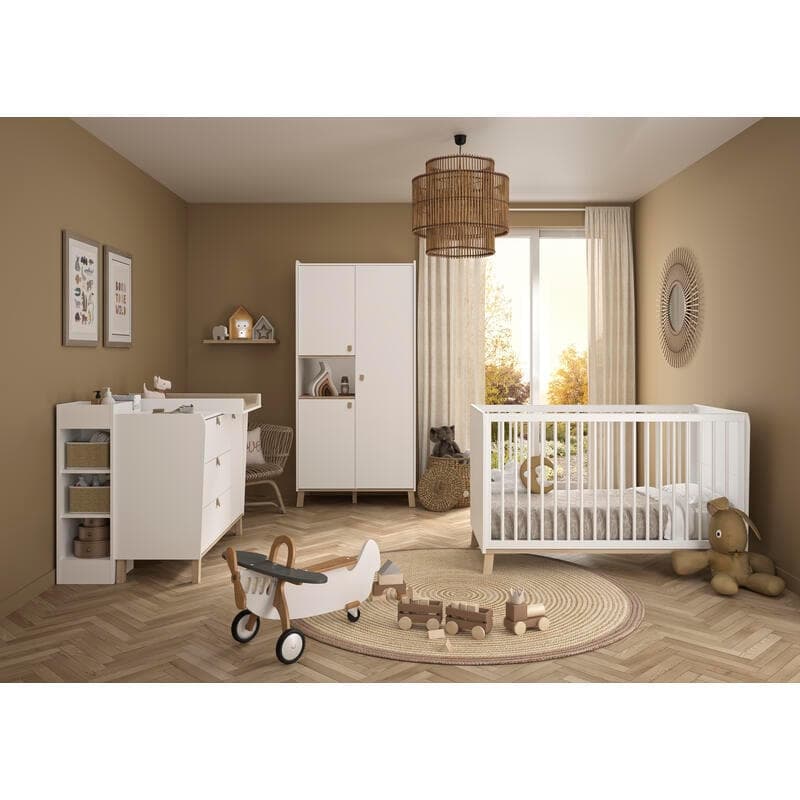 Lit Bebe 70x140, aaron galipette blanc 79 — vue 1 sur 4
