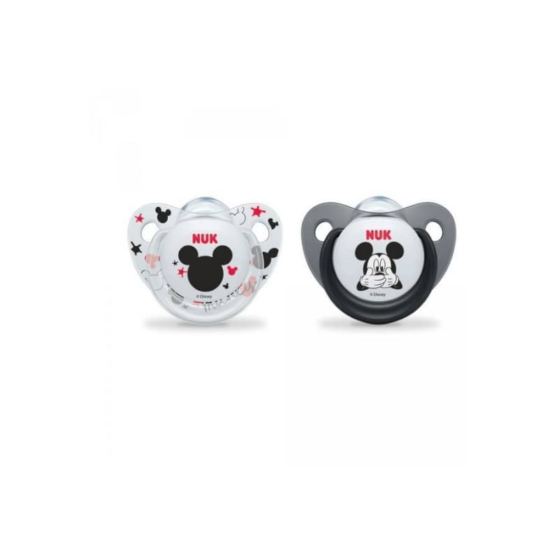 2 Sucettes Mickey 6-18m, nuk imprimée 6-18 mois per
