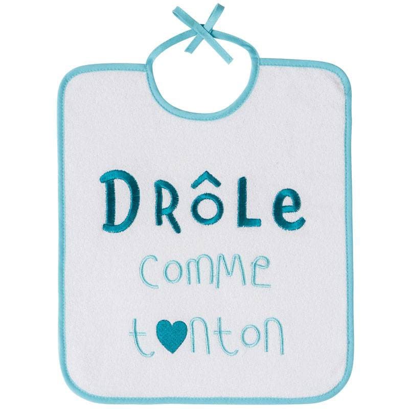 Bavoir 1 Er Age Drole Comme Tonton, drôle comme tonton babycalin