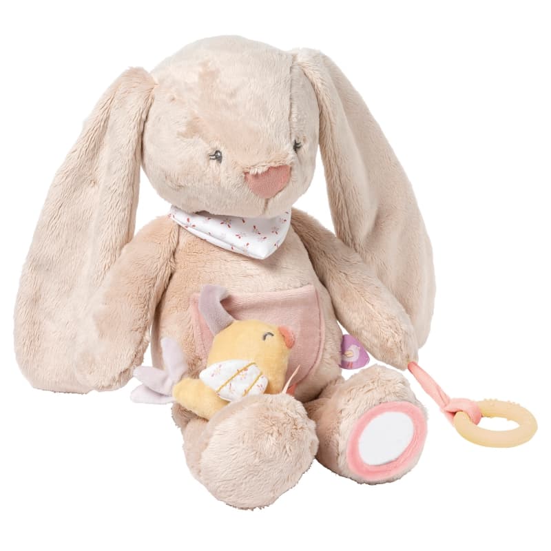Peluche d'Activite 40cm Pomme Lapin, alice & pomme rose e-23