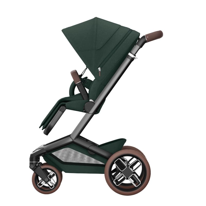 Fame Twillic (dark Frame + Brown Wheels + Brown Leather), green maxi cosi 24/09 — vue 2 sur 5