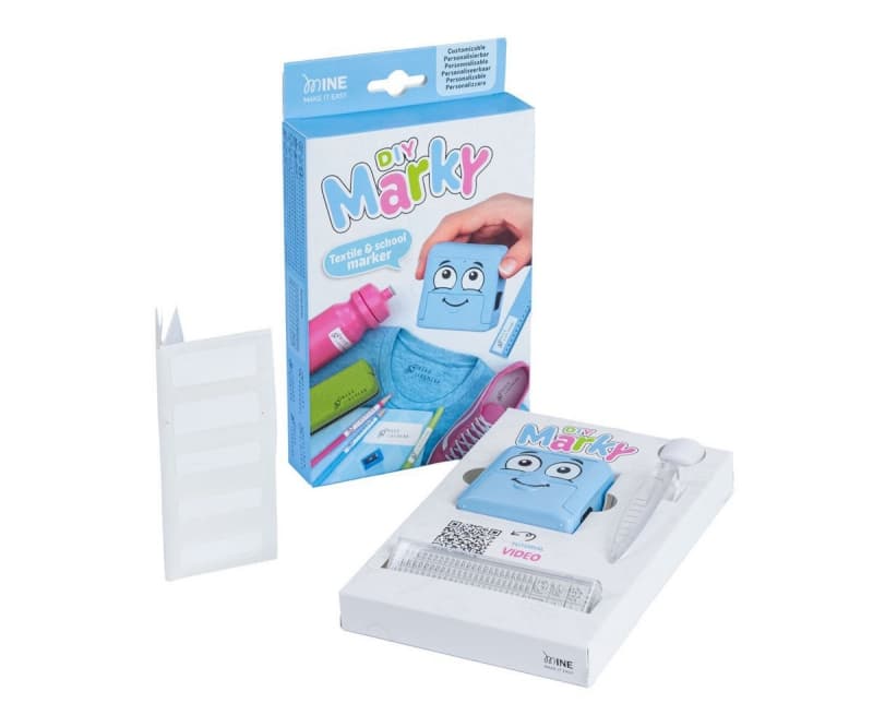 Set Tampon Textile Diy Marky, bleu