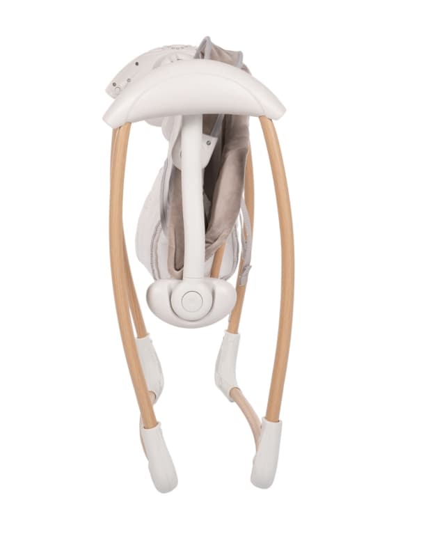 B-dolphy Balancelle Pure White, bo jungle blanc bois — vue 3 sur 4