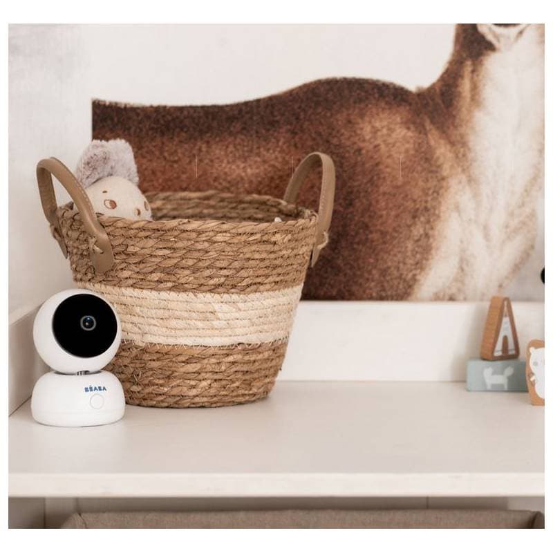 Ecoute Bebe Video Zen Premium, beaba blanc / vert sauge — vue 3 sur 4