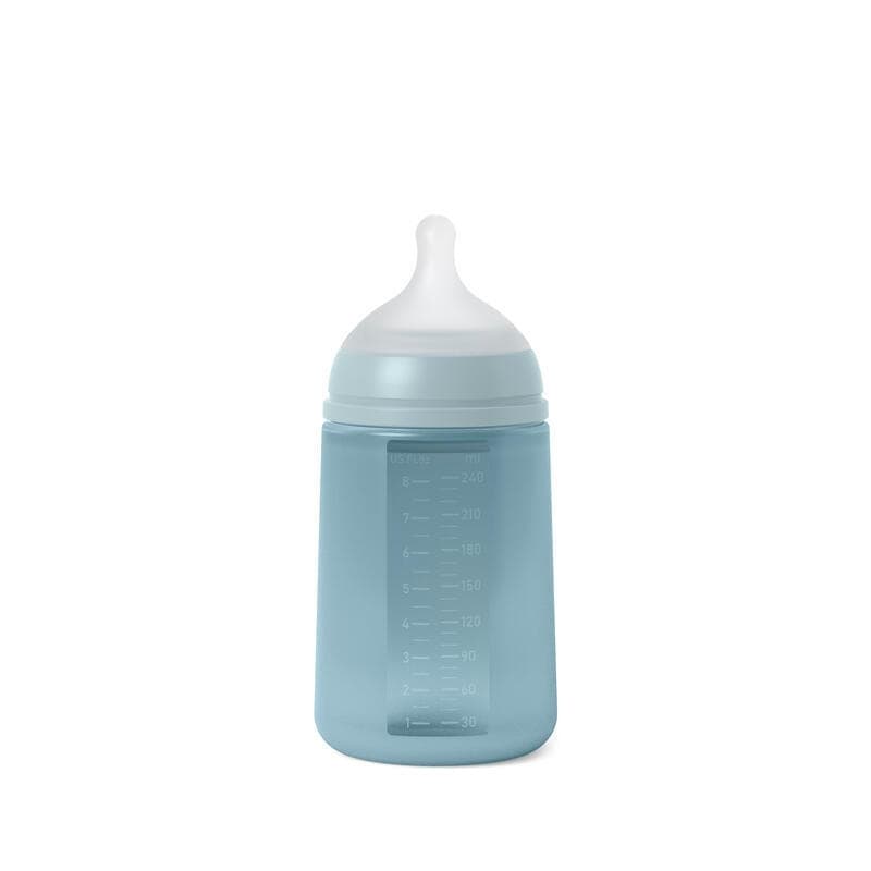 Biberon Silicone 240ml Bleu, suavinex 2024 — vue 4 sur 5