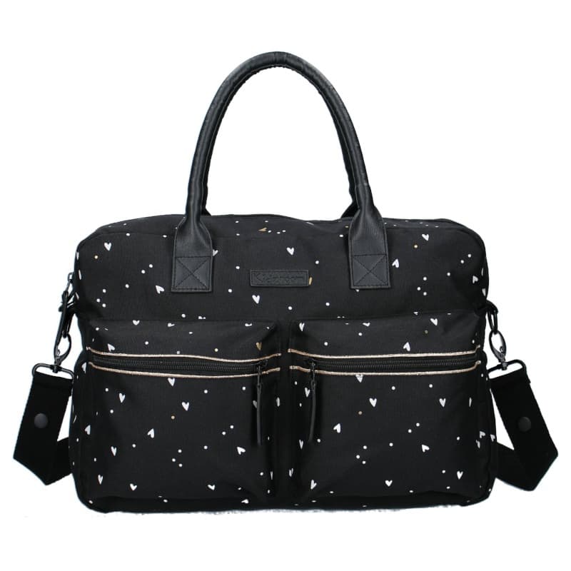 Sac a Langer (avec Matelas & Range Biberon) Touch Of Gold - Coeurs, multicolore per