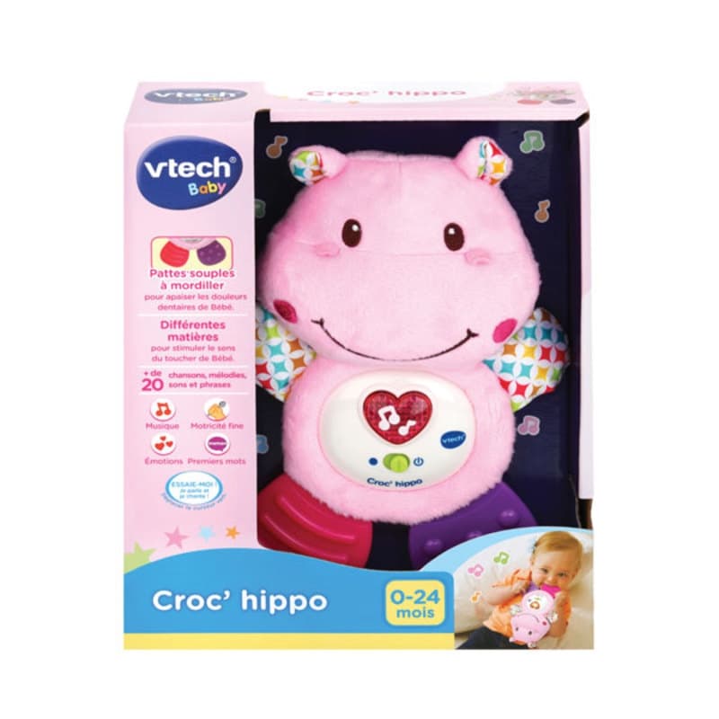 Croc' Hippo Rose, vtech baby rose per — vue 2 sur 2