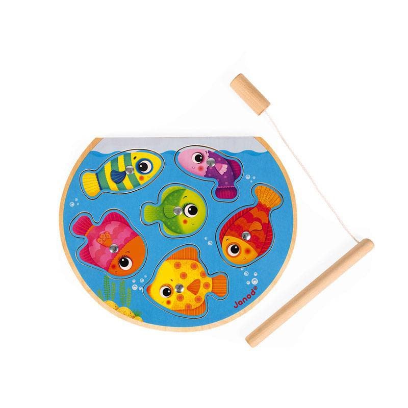 Puzzle Speedy Fish, puzzles janod multicolore — vue 1 sur 4