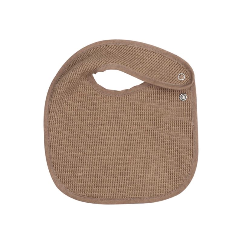Bavoirs Naissance X6 -nid d'Abeille, beige/ chocolat 0-4m trois kilos sept p-24 — vue 5 sur 5