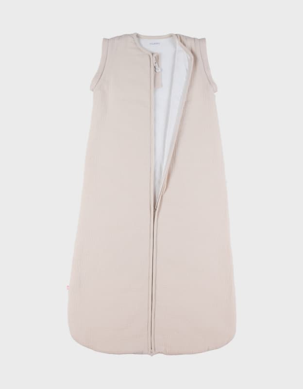 Gigoteuse Nomade Mousseline Bio, beige 100cm m&m 2026 noukie's — vue 2 sur 4
