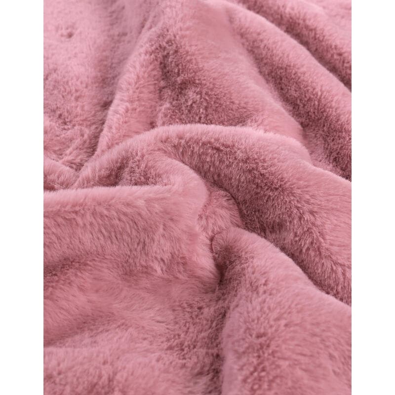 M&m22 Nid d'Ange Rose Fausse Fourrure, mix & match 42x61x3 permanent — vue 1 sur 4