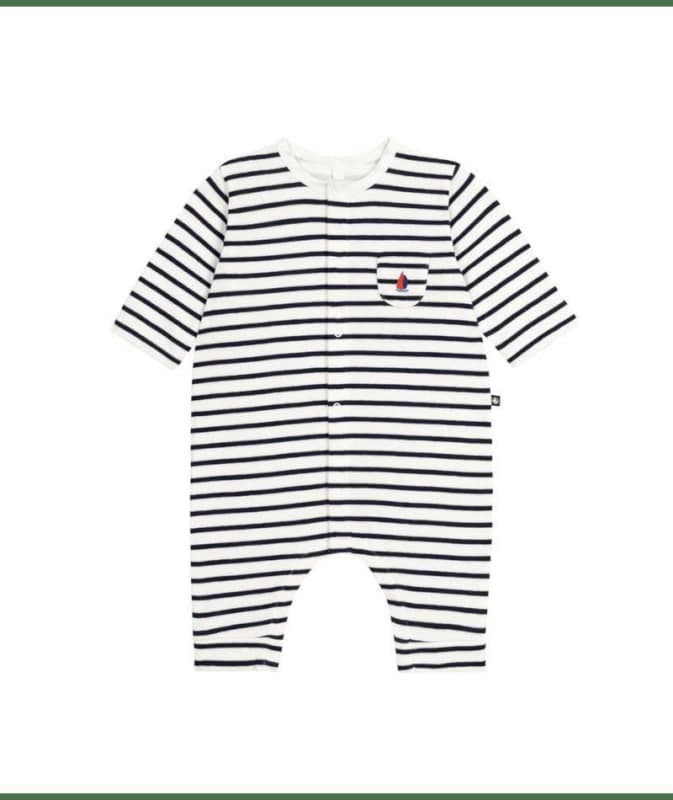 Combinaison Longue, marshmallow/smoking 12m 12mois reco selectif early season a-24 h-24