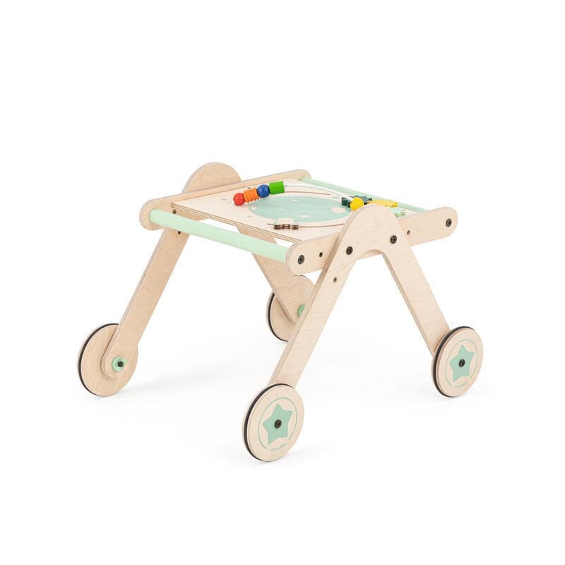 Marcheur Trio Naturel, mamatoyz natural color + mint color 56x56x45cm — vue 2 sur 2