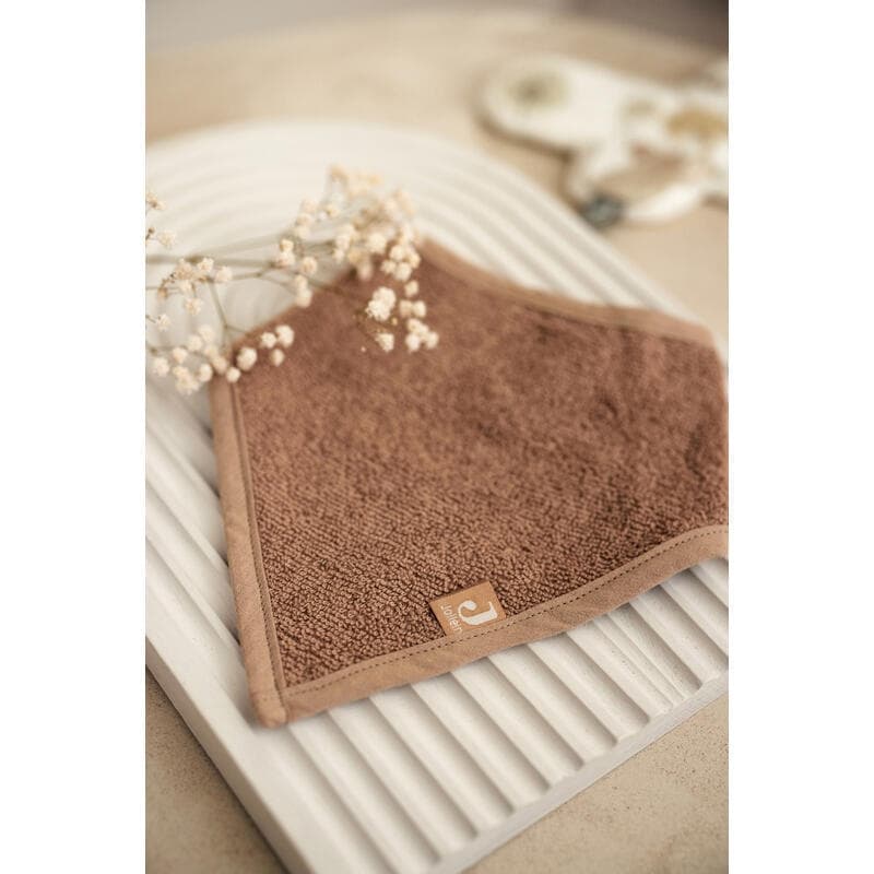 Bavoir Bandana Eponge X2, biscuit basics h-23 — vue 1 sur 5