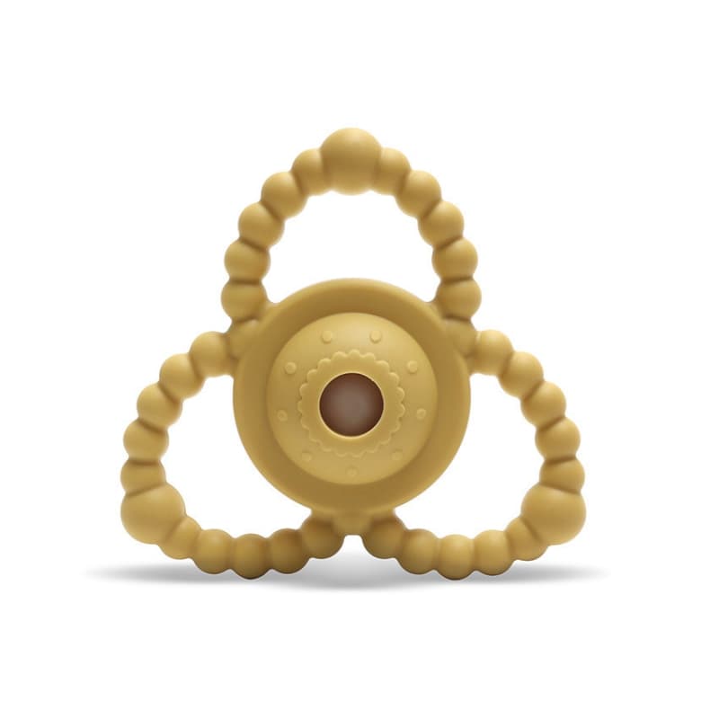 Hochet de Dentition en Silicone, jaune lorelli 25/03 — vue 1 sur 3