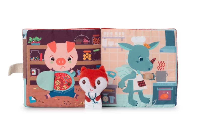 Livre d'Activites Alice Docteur, il etait une fois lilliputiens rouge 16 x 5,5 x 16 collection 2024 p/e — vue 5 sur 5