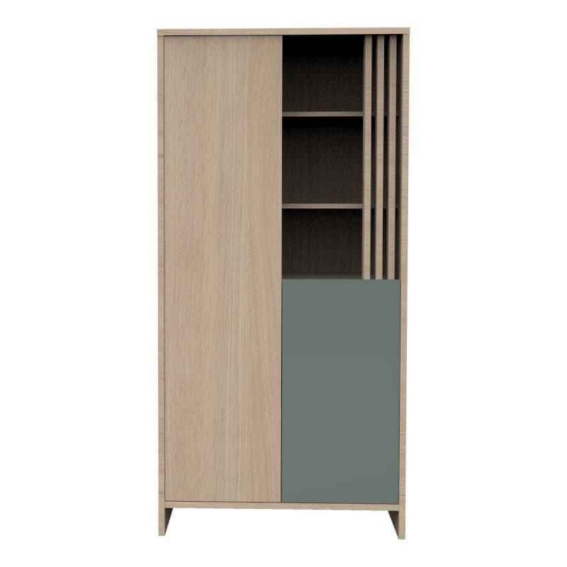 Armoire 2 Portes Sauge, tokyo meuble chêne suave - sauge — vue 1 sur 5