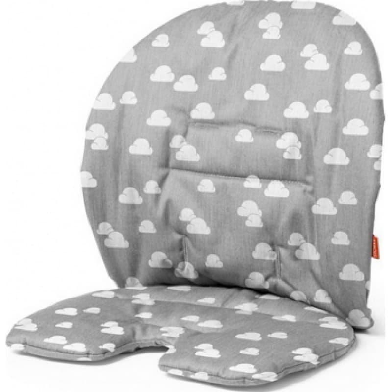 Steps Babyset Cush Grey Clouds, stokke grey clouds