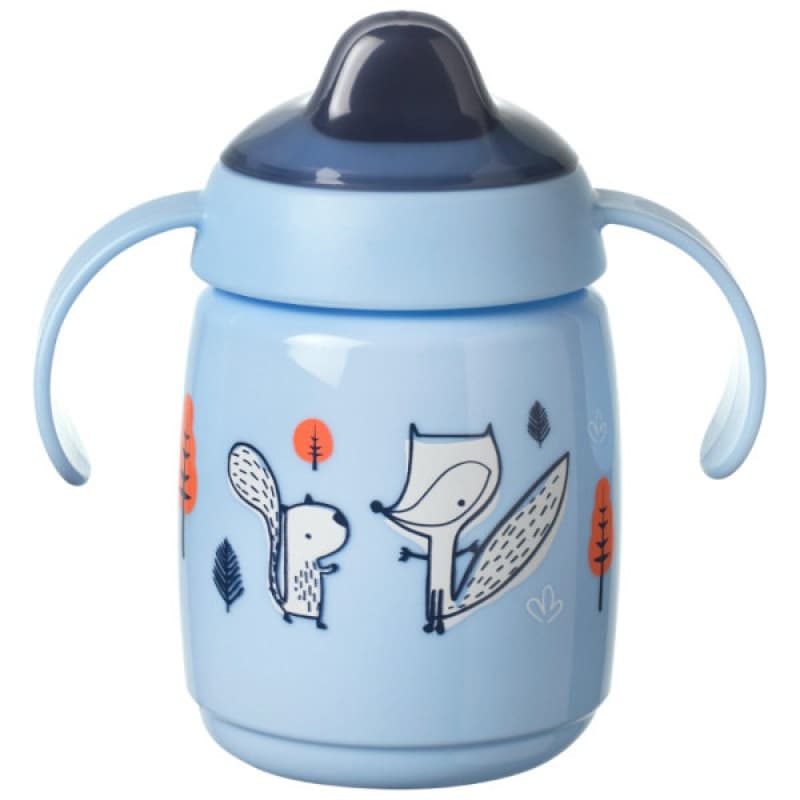 Tasse d'Apprentissage a Bec 300ml 6m+ Deco Bleu, tommee tippee 300 ml — vue 1 sur 2