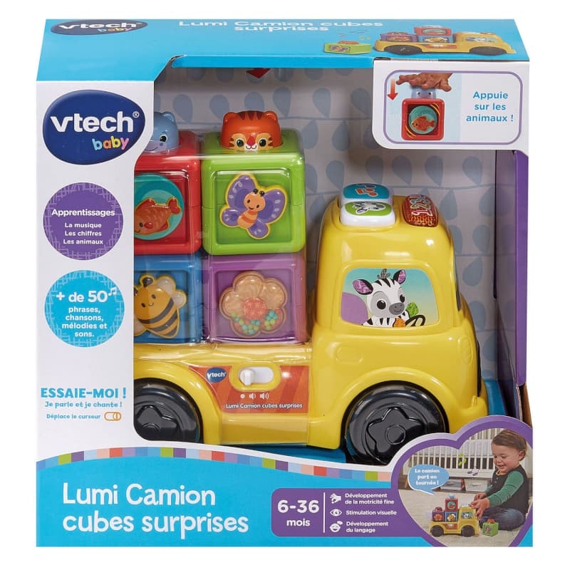 Lumi Camion Cubes Surprises, vtech baby vtech 25/12 — vue 3 sur 3