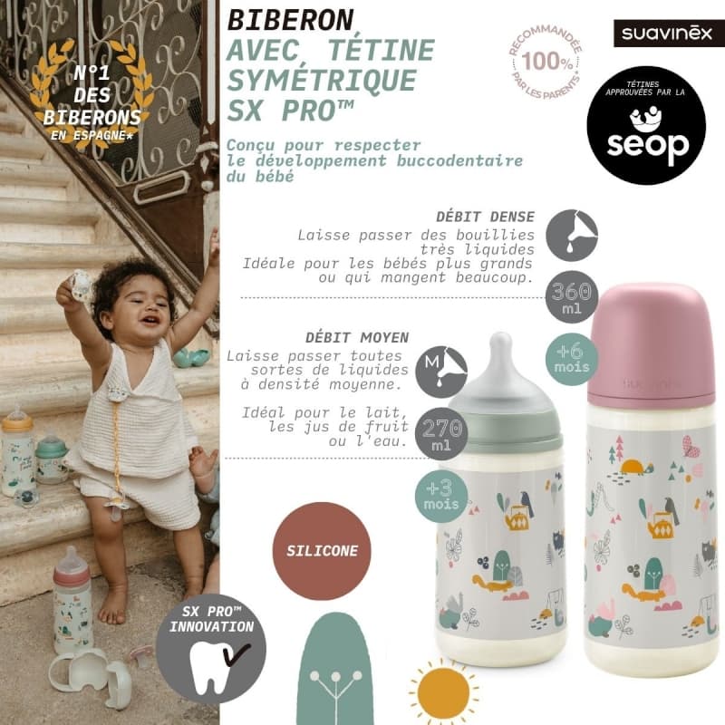 Biberon 360ml Tetine Sxpro L - — vue 3 sur 5