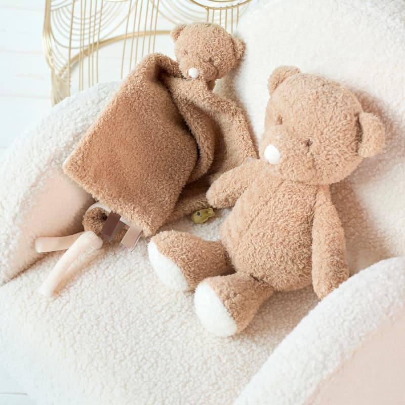 Peluche Ours, teddy bouclette nattou 25/03 — vue 3 sur 3