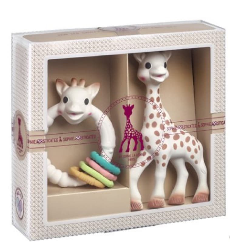 Creation Classique - Compostion 6 516310 + 220120, sophiesticated sophie la girafe blanc 21.5x6.5x22.5