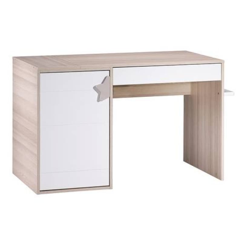 Commode a Langer Evolutive en Bureau Norway, norway sauthon easy blanc/decor hetre cendre l 128 — vue 3 sur 5