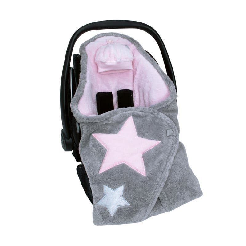 Nid d'Ange Biside 0-12m Rose Pale Softy + Softy, bemini rose pâle cristal — vue 2 sur 2