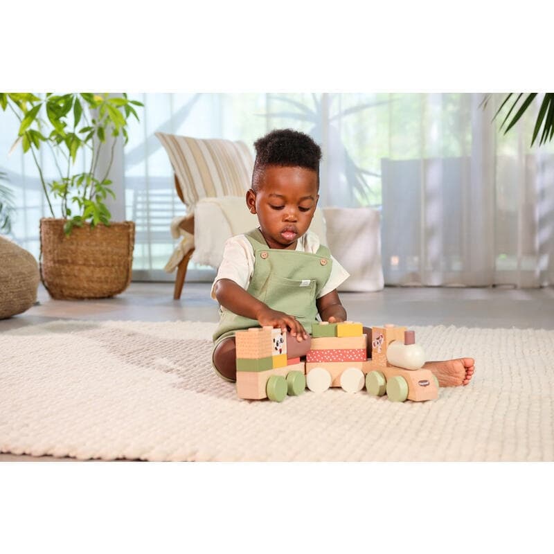Wooden Stacking Train - Boho Chic, tiny love 24/09 — vue 1 sur 4