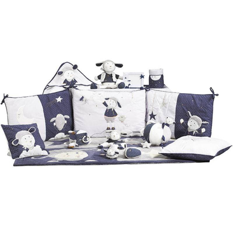 Luminaire Merlin, merlin sauthon baby deco bleu/blanc l 16 x h 22 cm — vue 1 sur 5