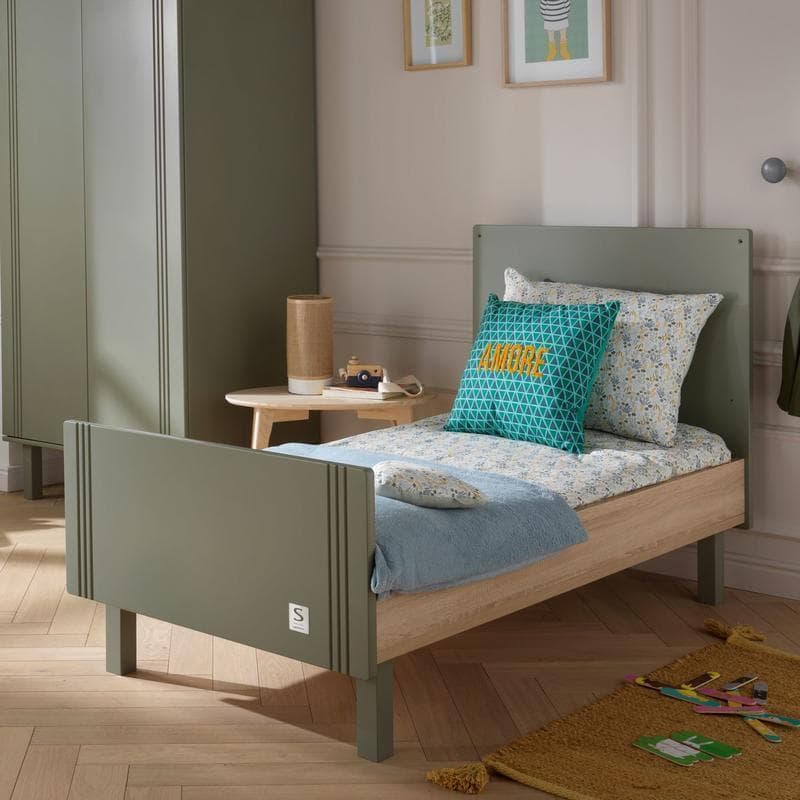 Little Big Bed 140x70 Eleonore Kaki, eleonore kaki meuble — vue 3 sur 5