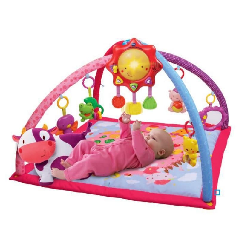 Lumi Tapis des P'tits Copains, rose