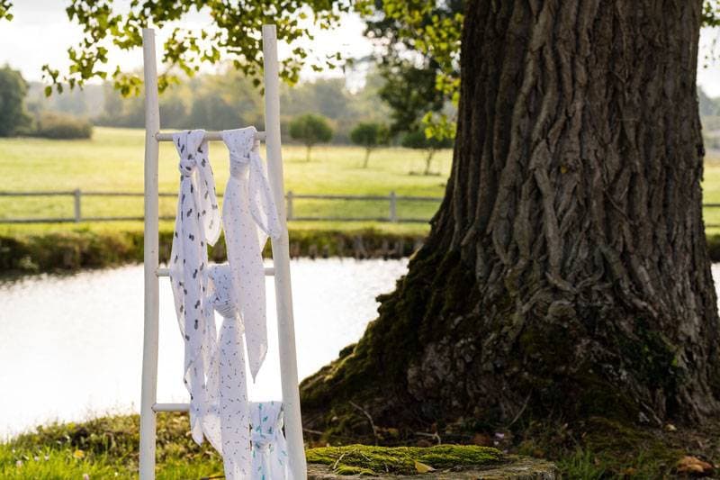 Lot 2 Langes Coton Triangles et Fleches, bebe9creation — vue 4 sur 4