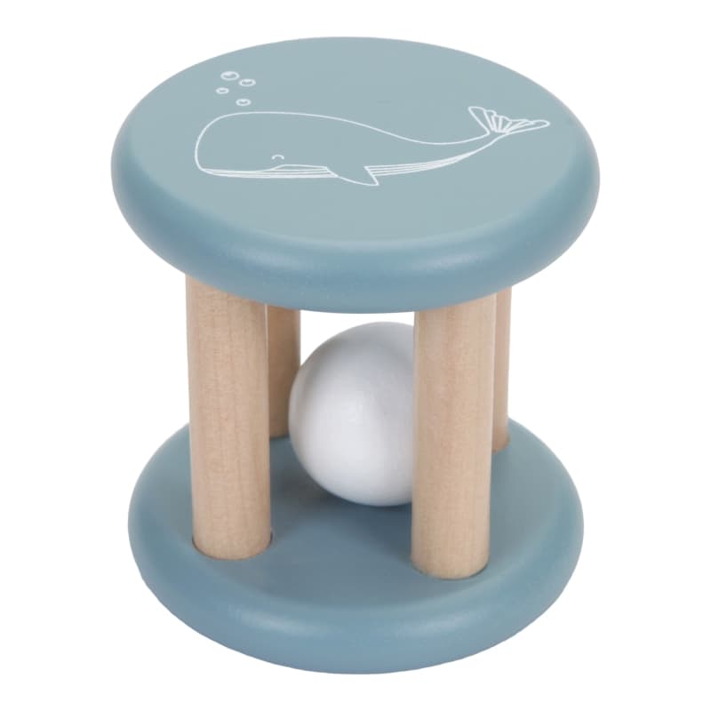 Ld Hochet Roulant en Bois - Ocean, little dutch 2021 — vue 3 sur 3