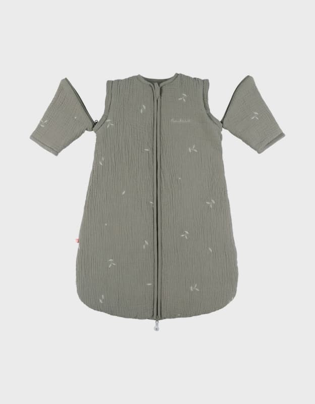 Gigoteuse Manches Amovibles, Gaze de Coton Bio Brodee, 70cm fluffy, orso & lily noukie's — vue 1 sur 6