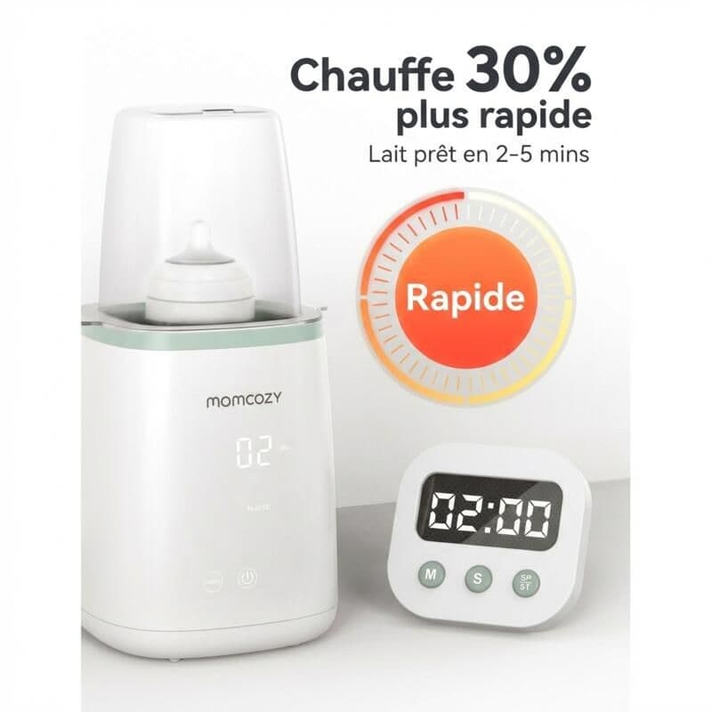 Chauffe Biberon Rapide, momcozy — vue 2 sur 3