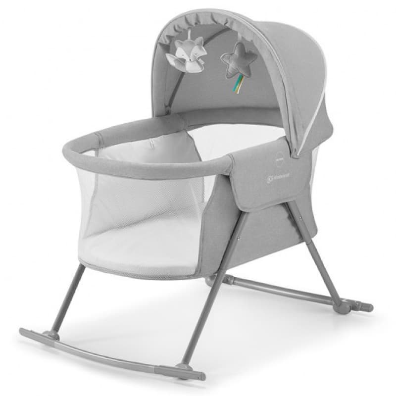 Berceau Lovi Gris, kinderkraft gris — vue 1 sur 3