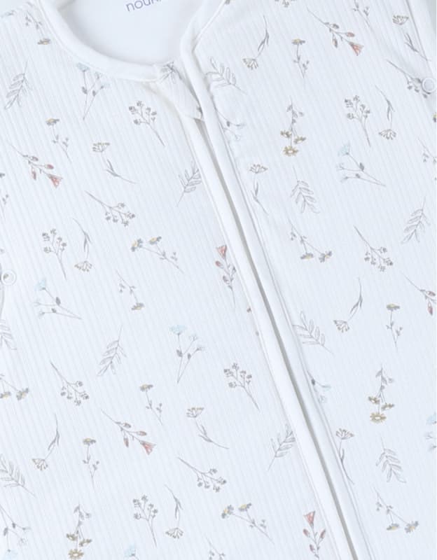 Gigoteuse Jersey Pointelle Pretty Flowers, 100cm mix match noukie 's permanent — vue 5 sur 5