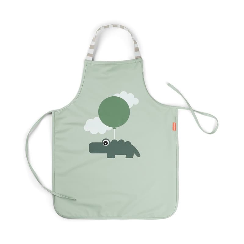 Tablier Impermeable pour Enfants Happy Clouds, vert done by deer p24 — vue 1 sur 5