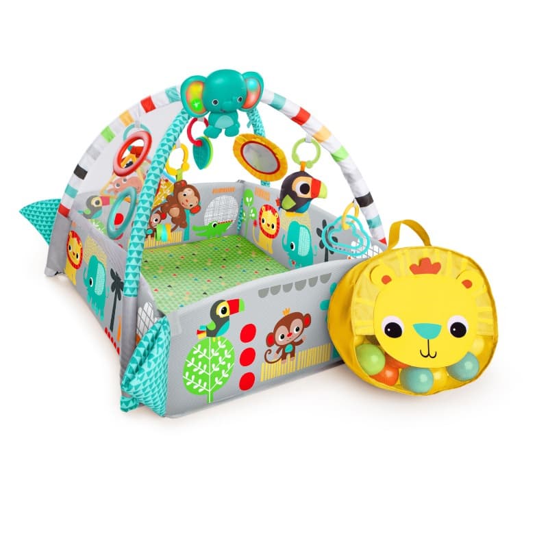 Tapis d'Eveil 5-en-1 a Balles Classique, bright starts multicolore — vue 1 sur 4