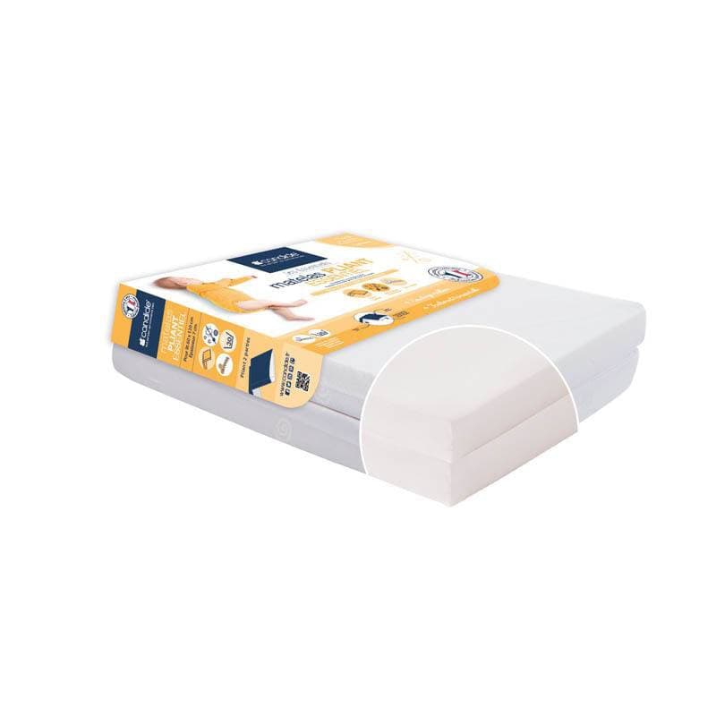 Matelas Essentiel Pliant 2 Parties Dehoussable 60x120x7 Cm — vue 2 sur 4