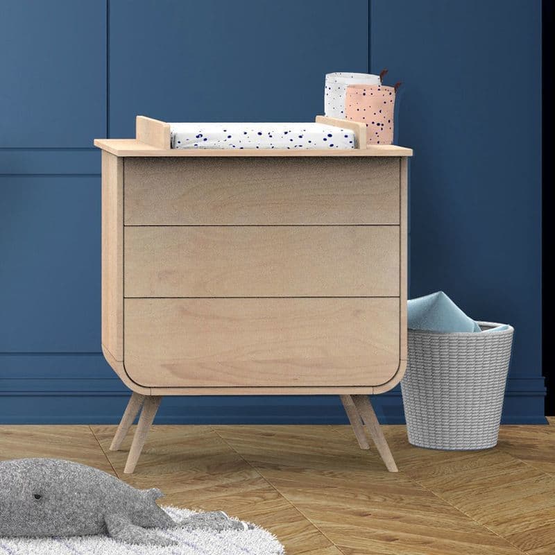 Commode Pied Bois Face Bois Bambin, bambin sauthon original 87 x 97 x 48 — vue 3 sur 3
