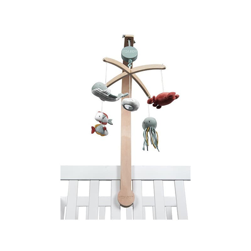 Ld Mobile Musical en Bois, little dutch mint 37 x 52 x 7 little dutch mint 37 x 52 x 75 cm — vue 3 sur 4