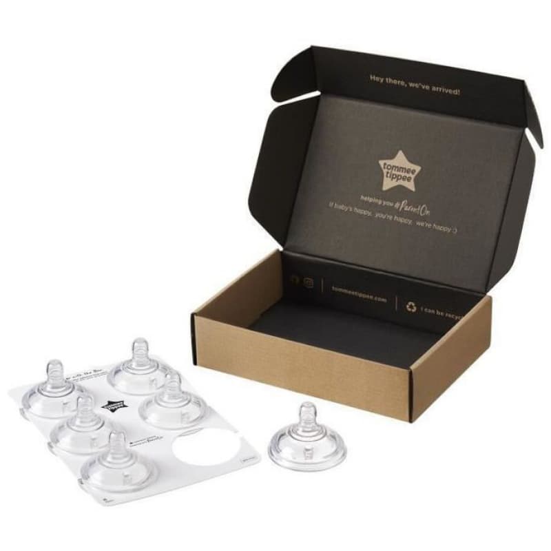 Tétine Ctn Débit Moyen X 6, tommee tippee